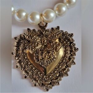 DOLCE  GABBANA Heavy Heart Gold Charm